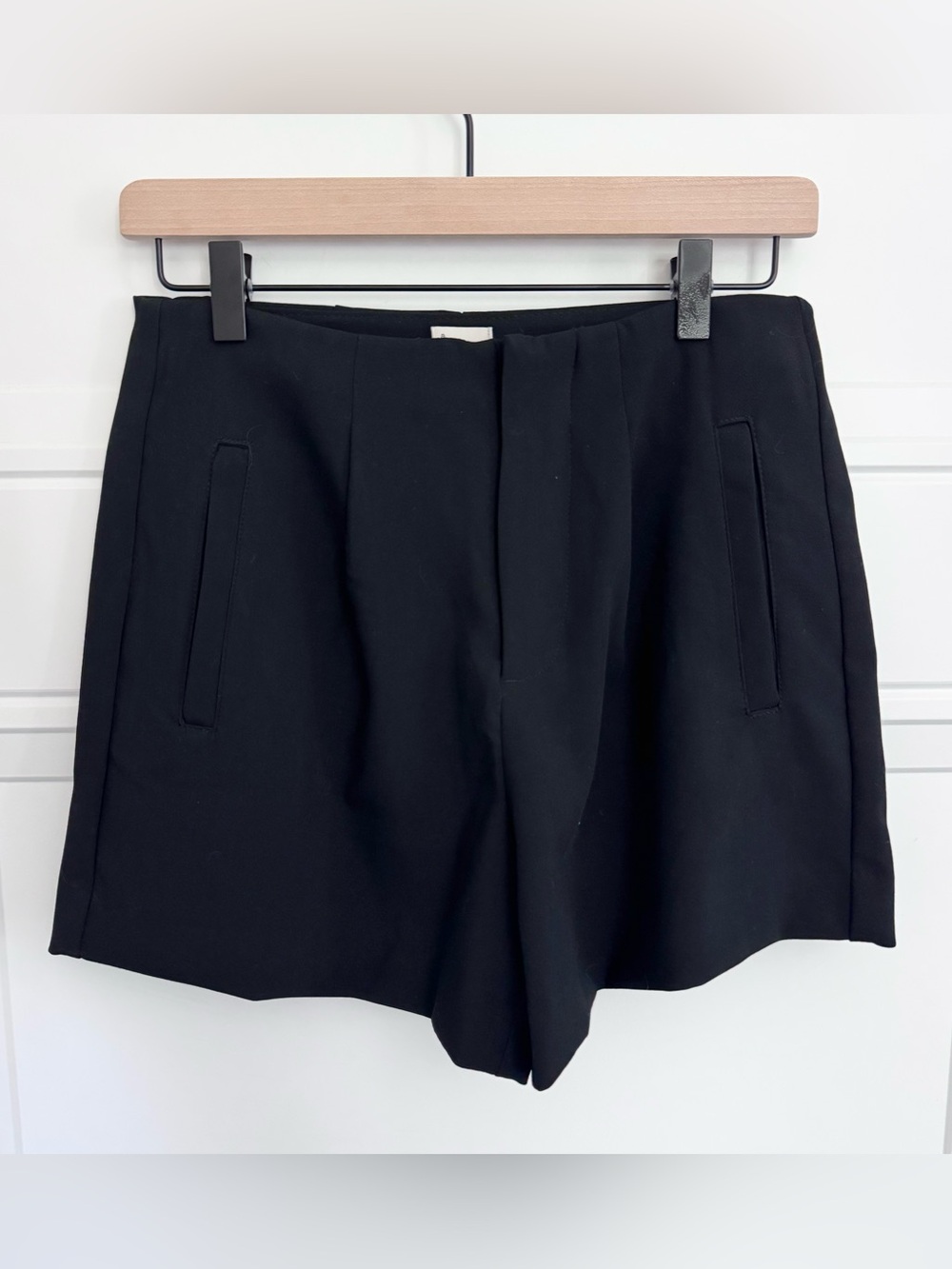 A New Day Women's Black Tailored High-Waist Shorts, Size 4